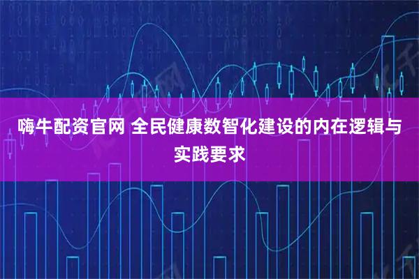 嗨牛配资官网 全民健康数智化建设的内在逻辑与实践要求