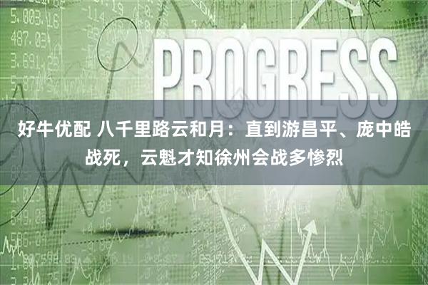 好牛优配 八千里路云和月：直到游昌平、庞中皓战死，云魁才知徐州会战多惨烈